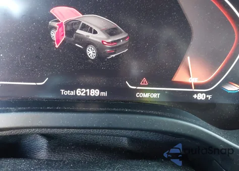 2020 BMW X4 xDrive30I из США, поврежденный, VIN 5UX2V1C00LLE68102